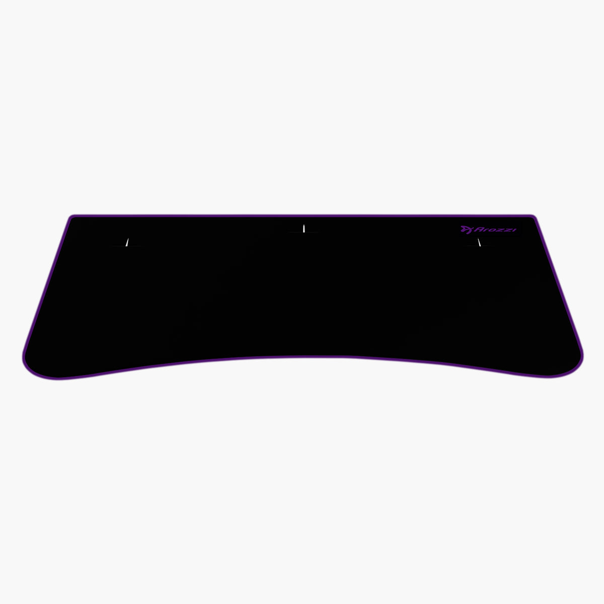 Arozzi Europe Arena Medium mousepad, large rectangle with purple edges, white background.