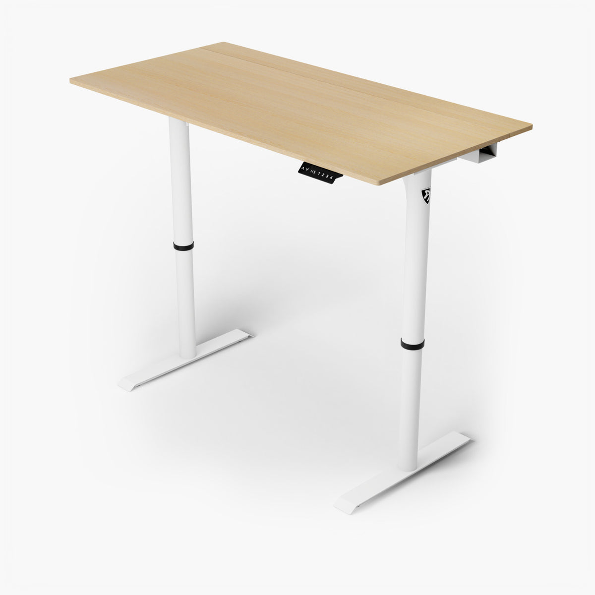 The Arena Nordico by Arozzi Europe offers ergonomic standing with white adjustable legs.