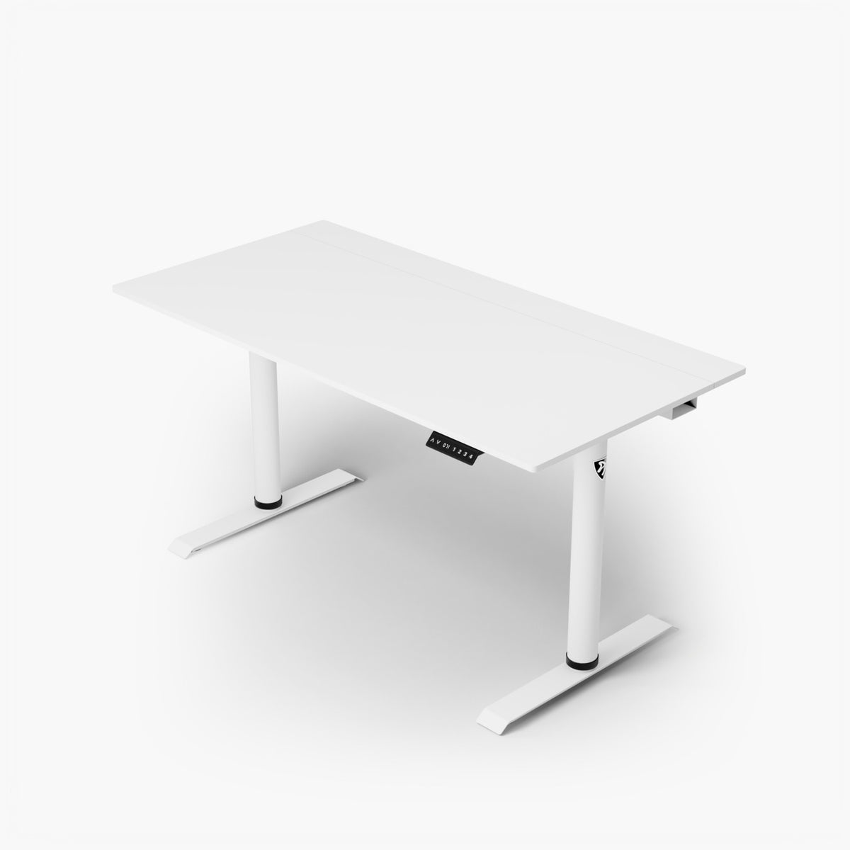 Arena Nordico by Arozzi: electric sit-stand desk, rectangular top, two sturdy legs.