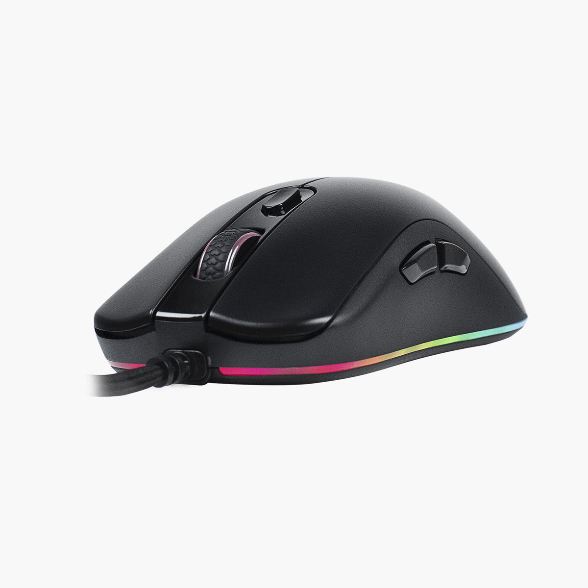 Arozzi Favo 2 Ultra Light Gaming Mouse with Pixart 3389 sensor and RGB lighting, white.