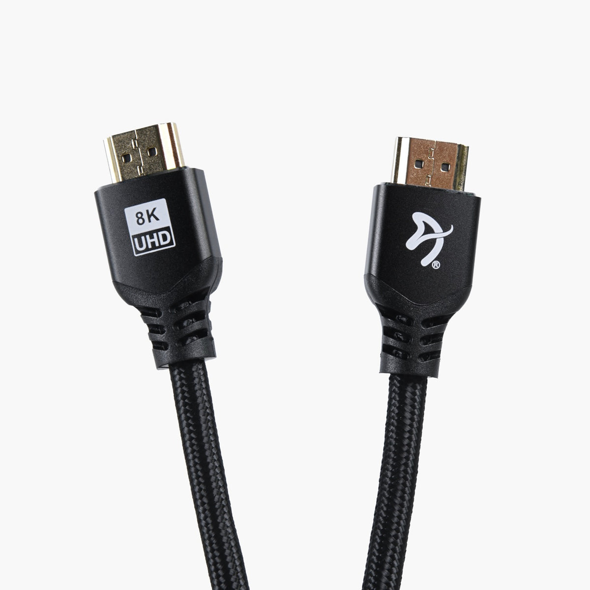 Arozzi Europe HDMI 2.1 Cable 2m – 8K UHD, black braided, perfect for gaming monitors.