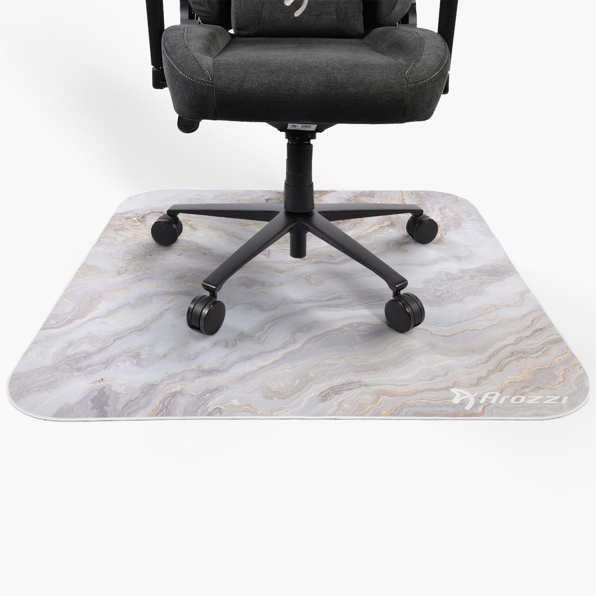 Arozzi Europe’s Zona Square Floor Pad protects office floors under your black chair—ideal solution.