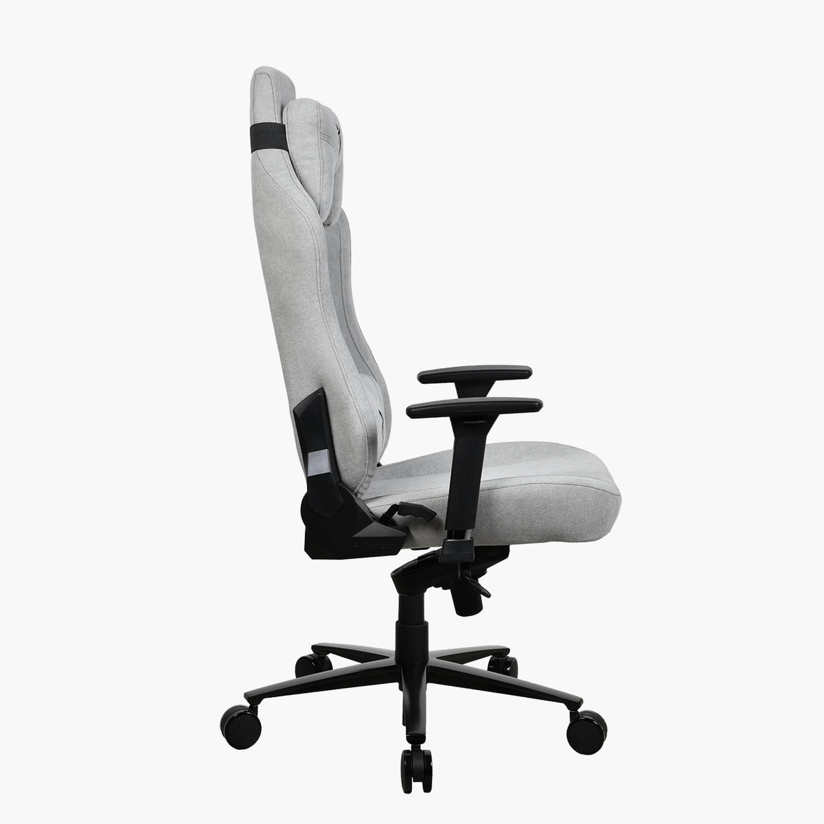 Arozzi Europe Vernazza Soft Fabric chair with adjustable armrests, headrest, and height.