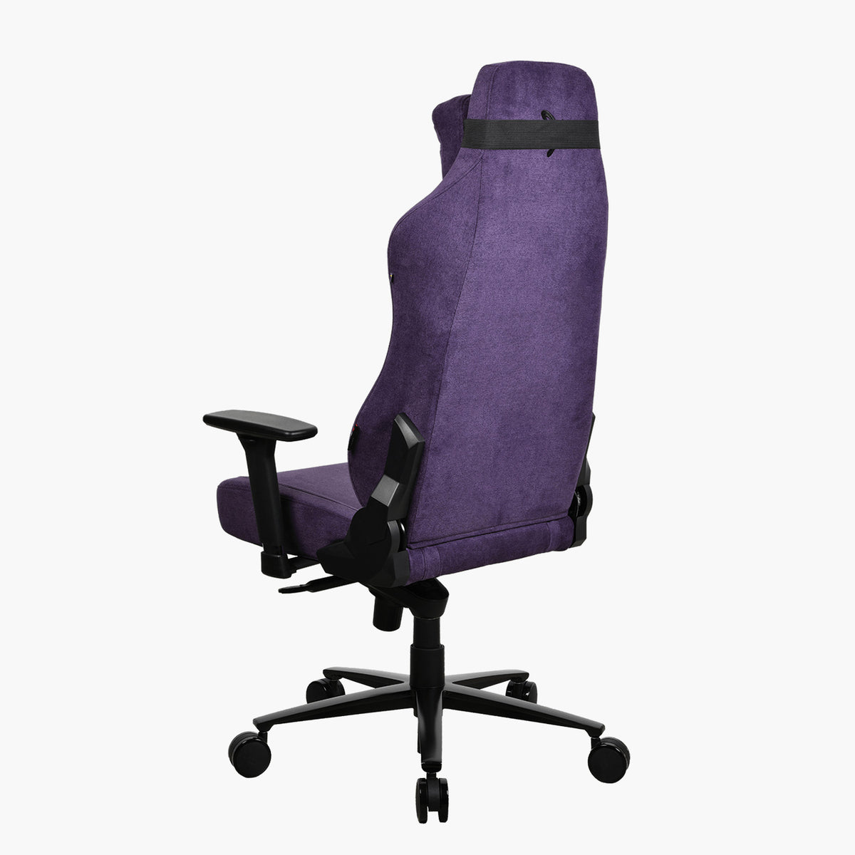 Arozzi Europe Vernazza Soft Fabric ergonomic office chair with armrests and adjustable height.