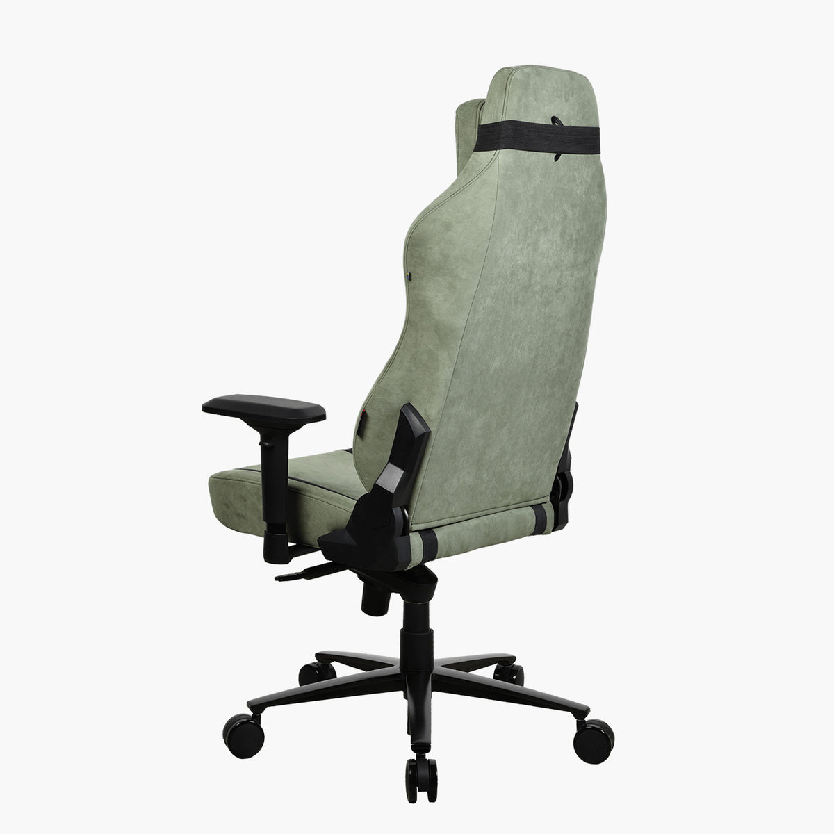 Arozzi Europe Vernazza Supersoft green ergonomic chair, breathable fabric, adjustable arms.
