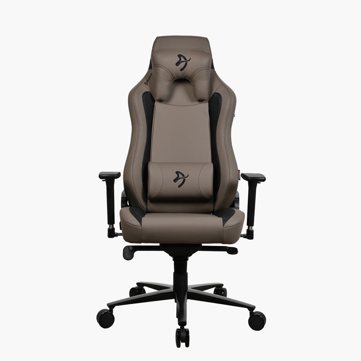 Arozzi Europe Vernazza SoftPU ergonomic chair, brown/black, soft PU leather, adj. armrests.