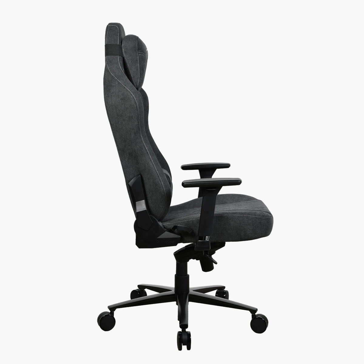 Arozzi Europe Vernazza XL Soft Fabric office chair with headrest and adjustable armrests shown.