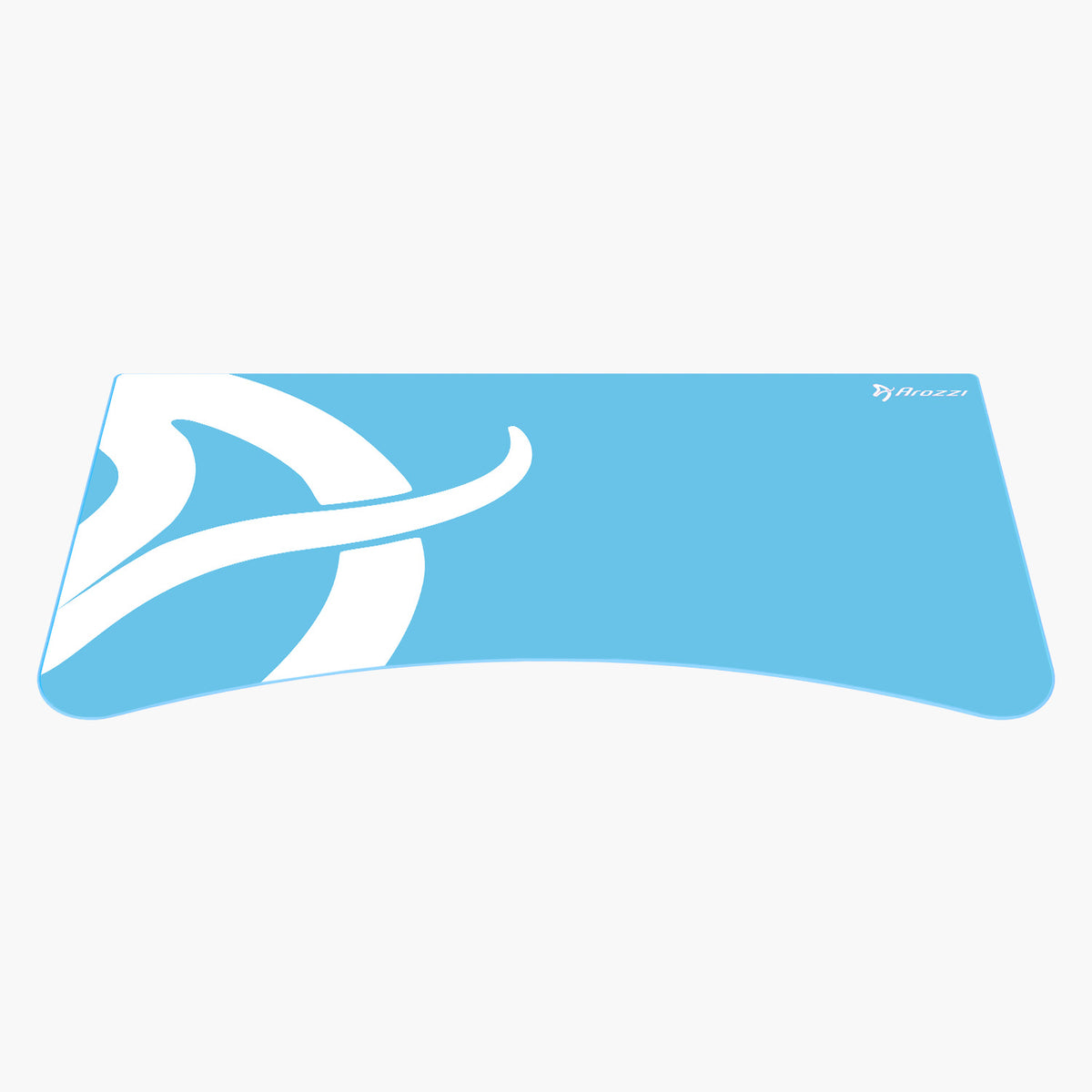 Arozzi Europe Arena Mousepad: large blue, water-resistant, white abstract design, discreet logo.