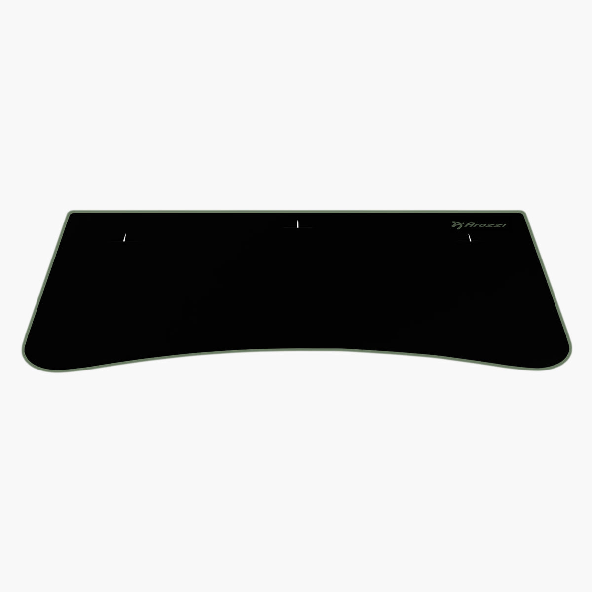 Arozzi Europe Arena Medium Mousepad: large, curved, rounded corners, small logo top right.