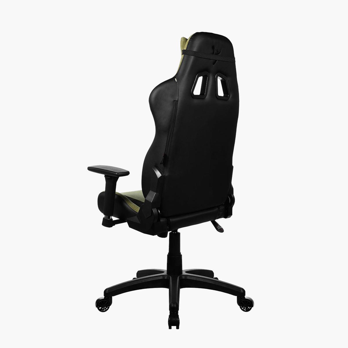 Arozzi Europe Avanti Soft Fabric: black ergonomic gaming chair with head pillow & adjustable arms.