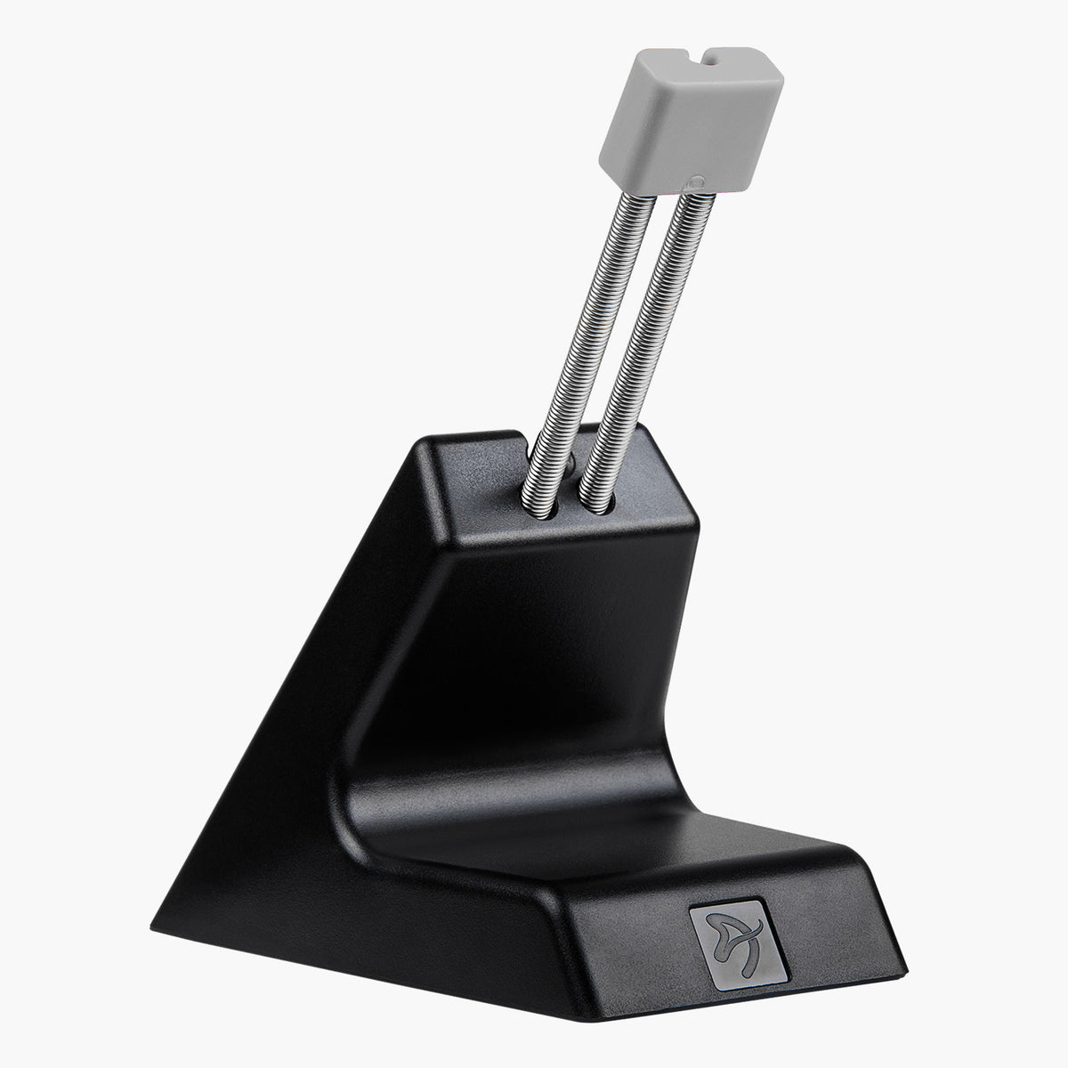 Arozzi Europe Ancora Mouse Cable Holder—black/silver, weighted base, top cable management.