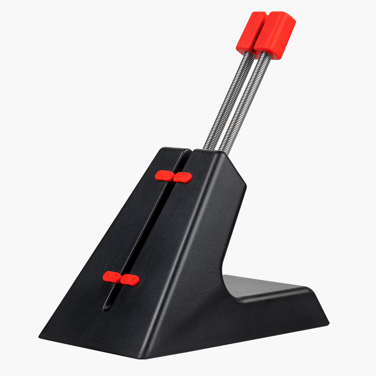 Ancora Mouse Cable Holder by Arozzi Europe, black with red grips, shown on white background.