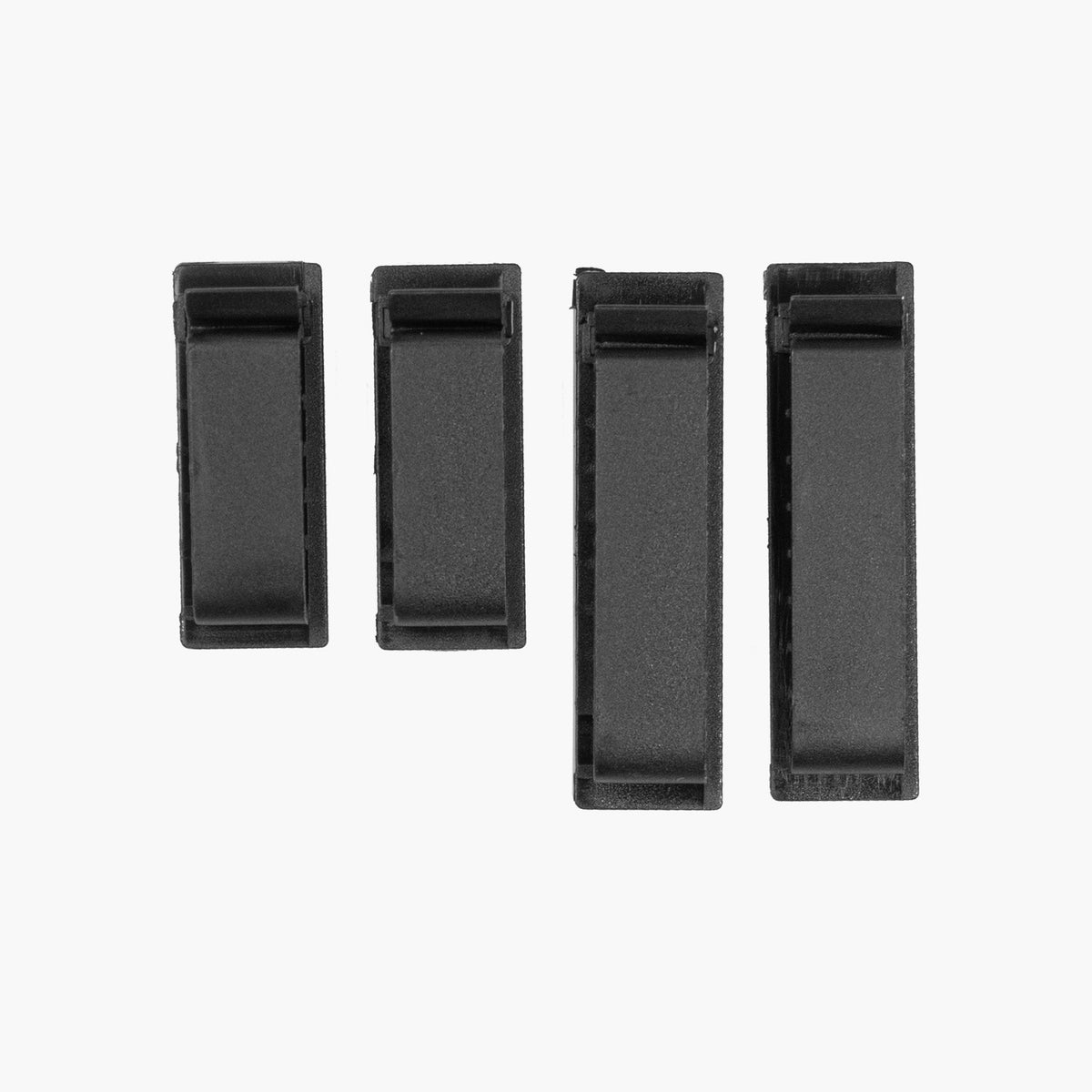 Arozzi Europe Cable Kit: four black organizers (2 short, 2 long) on white background.