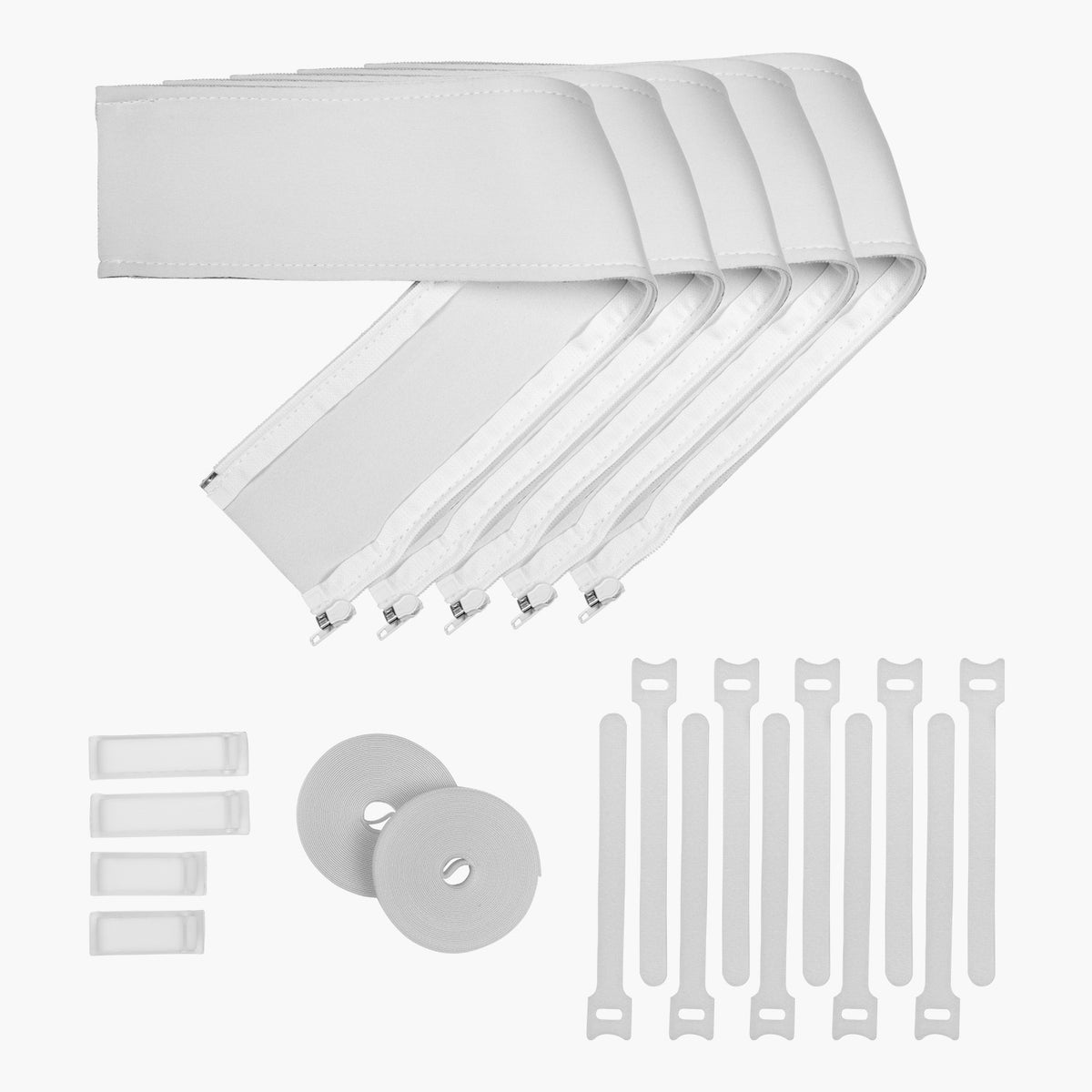 Arozzi Europe’s Cable Kit: elastic bands, clips & pads for a tidy, organized workspace.