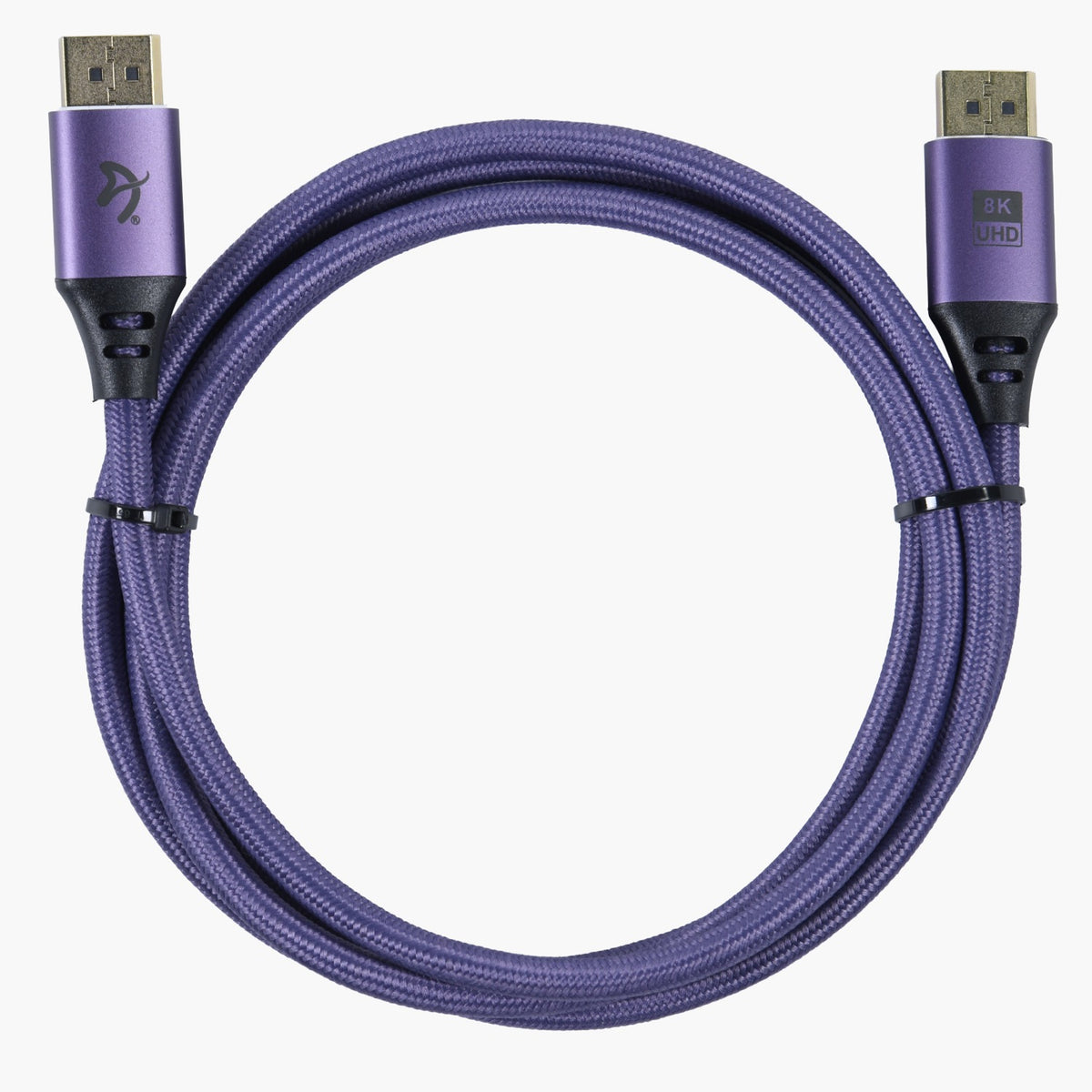 Arozzi Europe DisplayPort 1.4 Cable 2m, 8K UHD, high refresh rate support for gaming monitors.