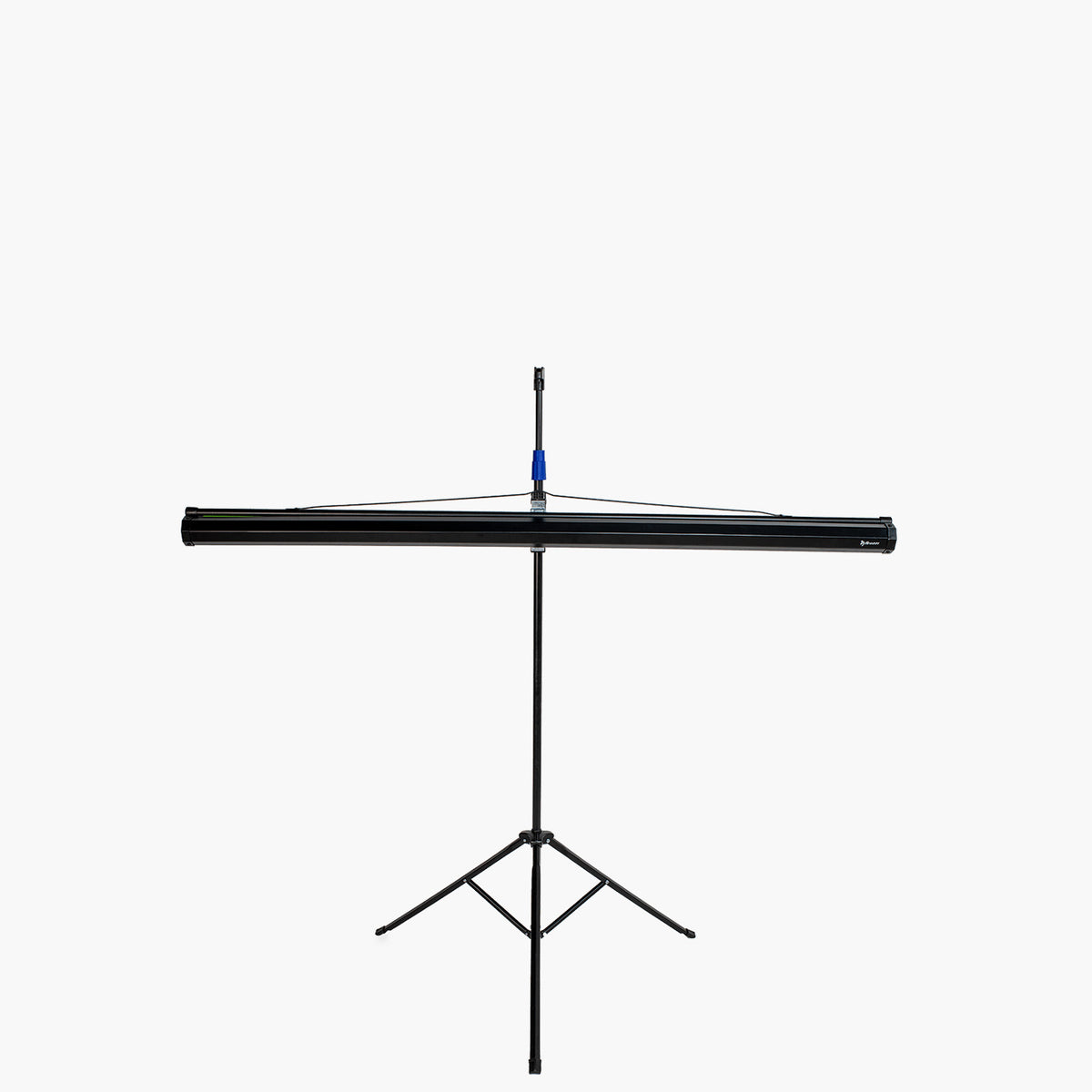 Arozzi Europe Green Screen—tripod-mounted, collapsible backdrop with horizontal support bar.