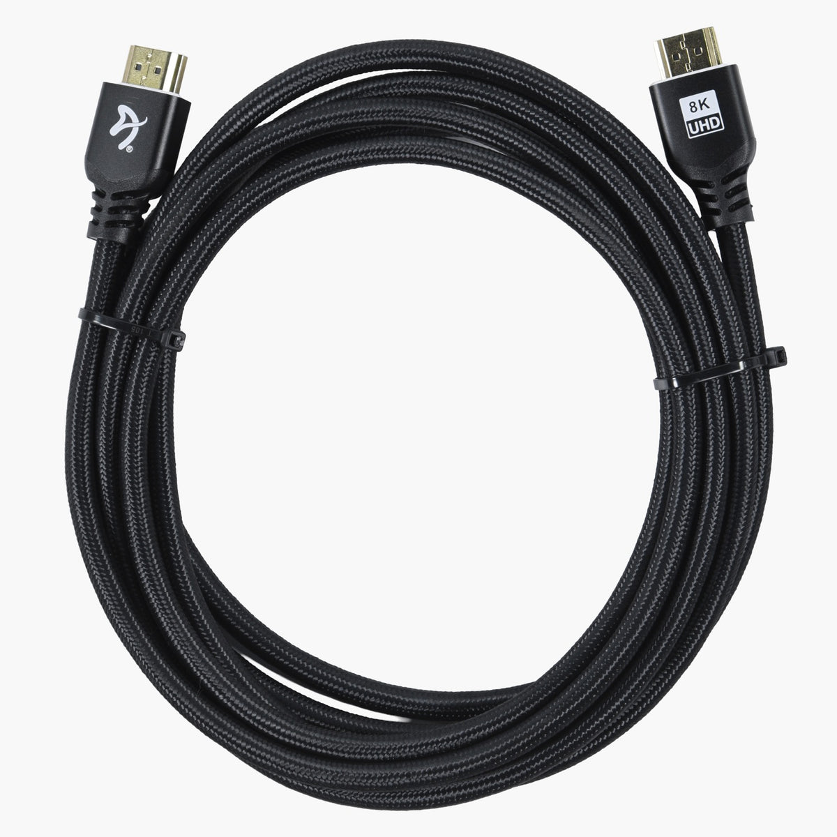 Arozzi Europe HDMI 2.1 Cable 3m – 8K UHD, coiled, perfect for gaming monitors.