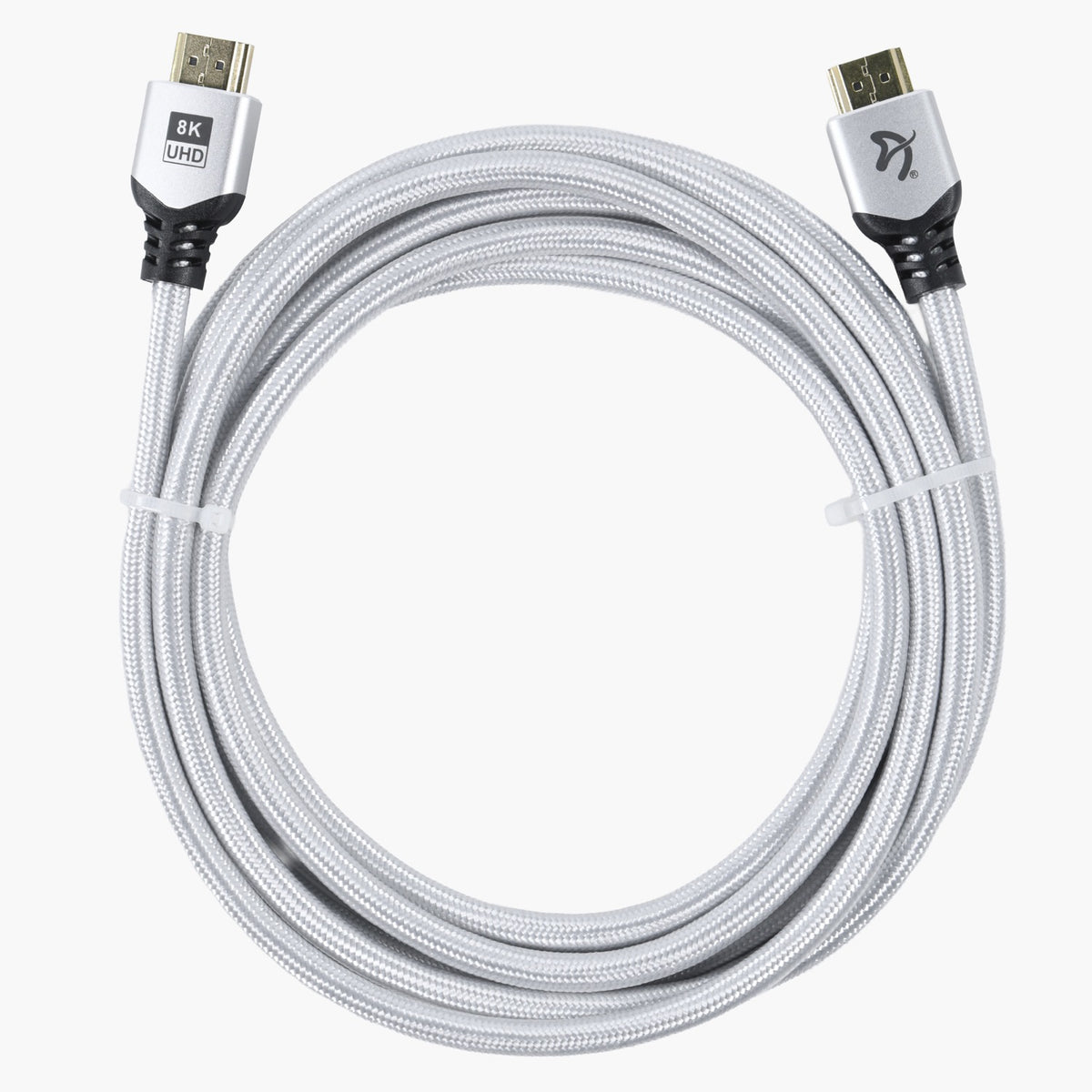 Arozzi Europe HDMI 2.1 Cable 3m – 8K UHD, coiled with plastic tie, great for gaming monitors.