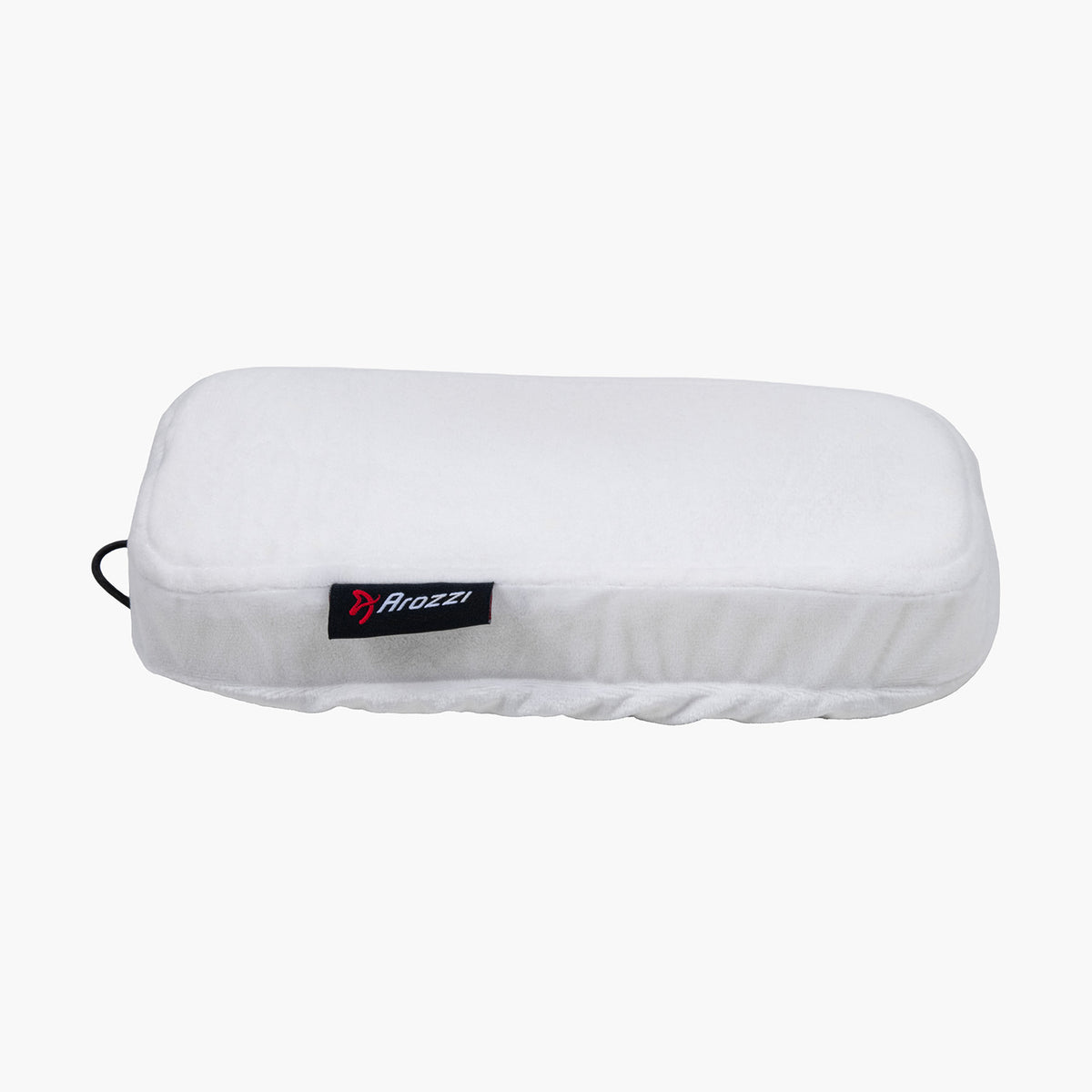 Arozzi Europe Memory Foam Armrest Pads—rectangular, white, ideal for cushion or support.