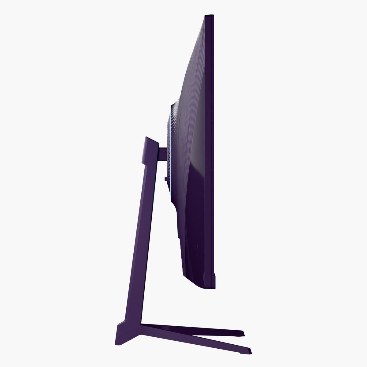 Side view of Arozzi Europe Nova 27″ IPS 260Hz gaming monitor with V-stand on white background.