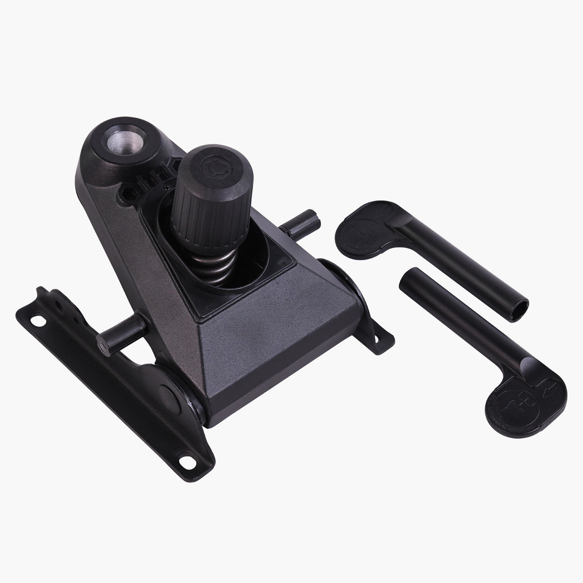 Arozzi Europe Seat Mechanism - Pro with tilt knob, two handles, shown on a white background.