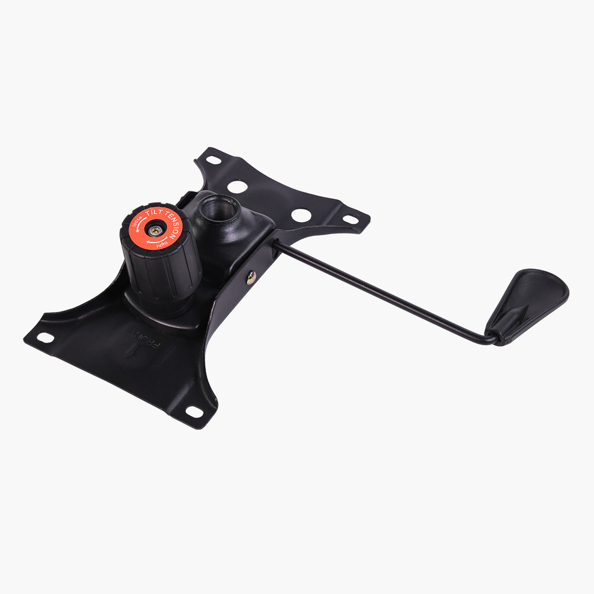 Arozzi Europe Seat Mechanism - Standard with lever, black, shown on a white background.