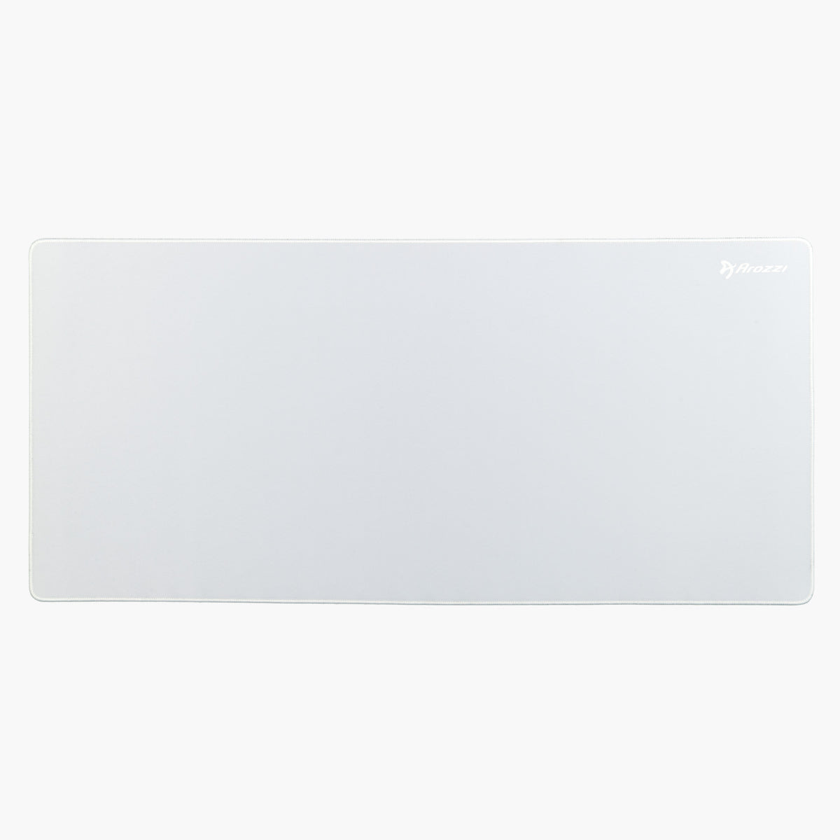 Arozzi Europe Zona Mousepad - Extra Large, white, rectangular with rounded corners.
