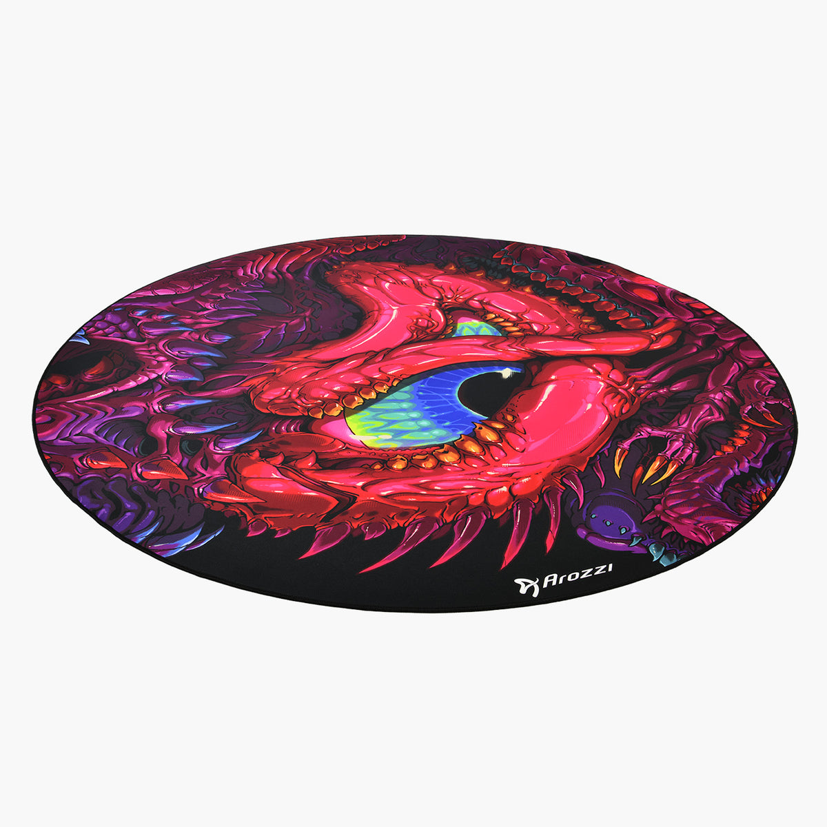 Zona Round Floor Pad by Arozzi Europe adds style and comfort to your unique office setup.