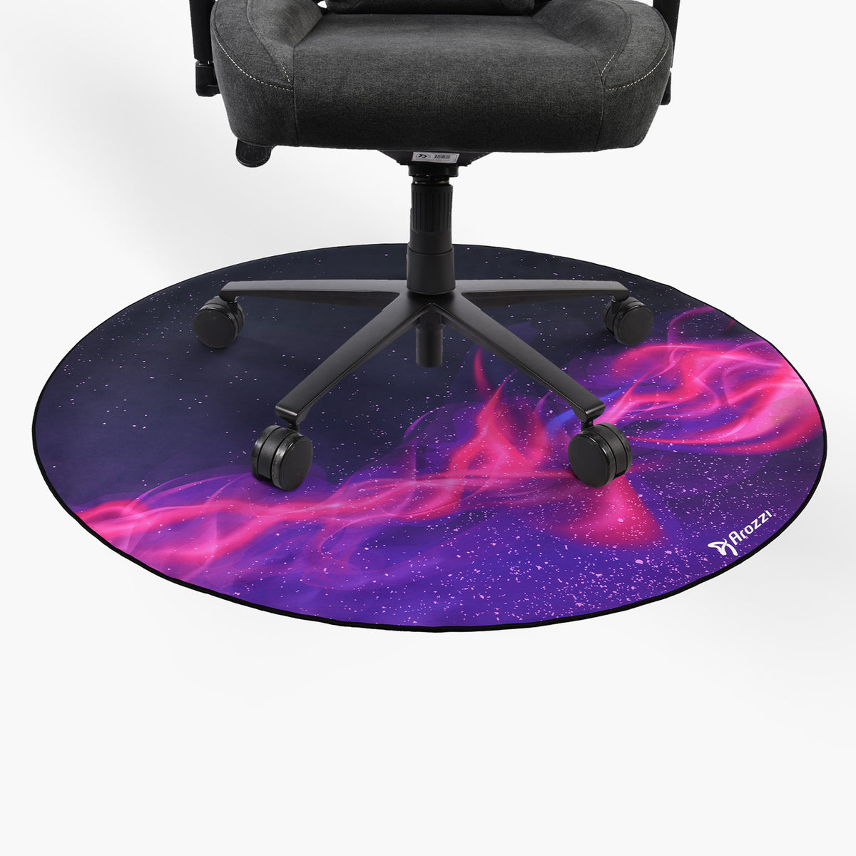 Arozzi Europe Zona Round Floor Pad adds style and protects your office floor.