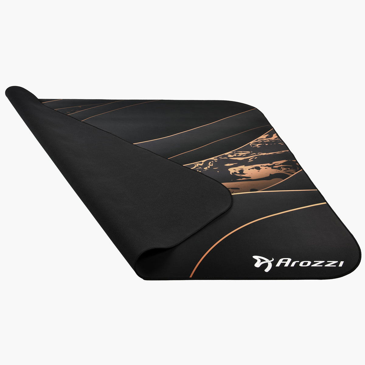 Arozzi Europe Zona Square Floor Pad, orange map design, perfect mousepad for your office.