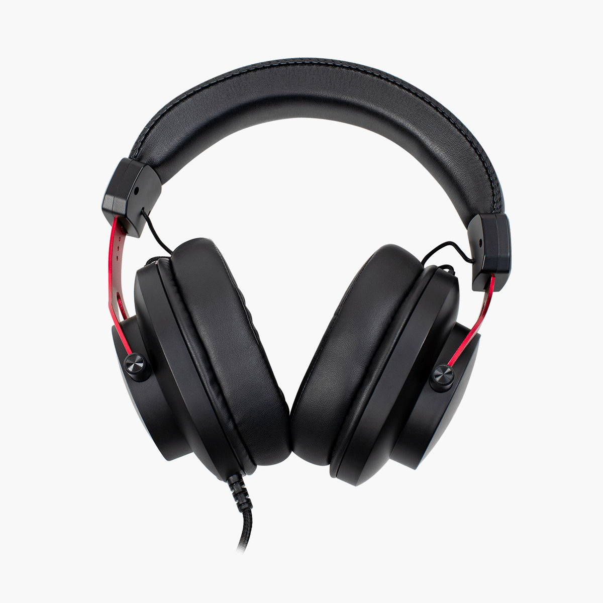 Aria Gaming Headset by Arozzi Europe: black over-ear, red accents, cushioned headband.