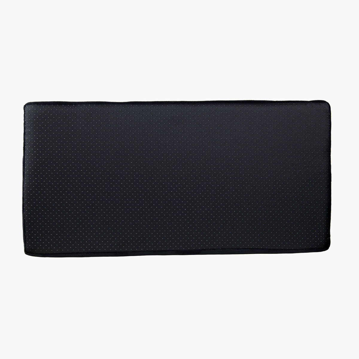 Arozzi Europe Footrest: Rectangular black mouse pad with subtle dots, perfect for your desk.