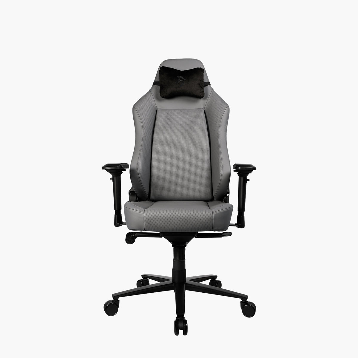 Arozzi Primo - Full Premium Leather chair, black headrest, adj. arms & smooth wheels.