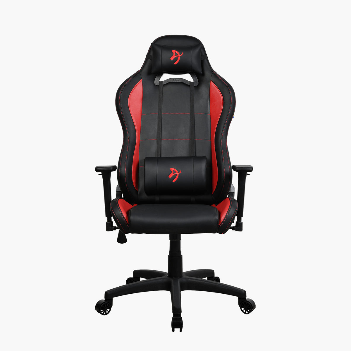 Arozzi Europe Torretta SoftPU chair: black/red, synthetic leather, headrest, adjustable lumbar.