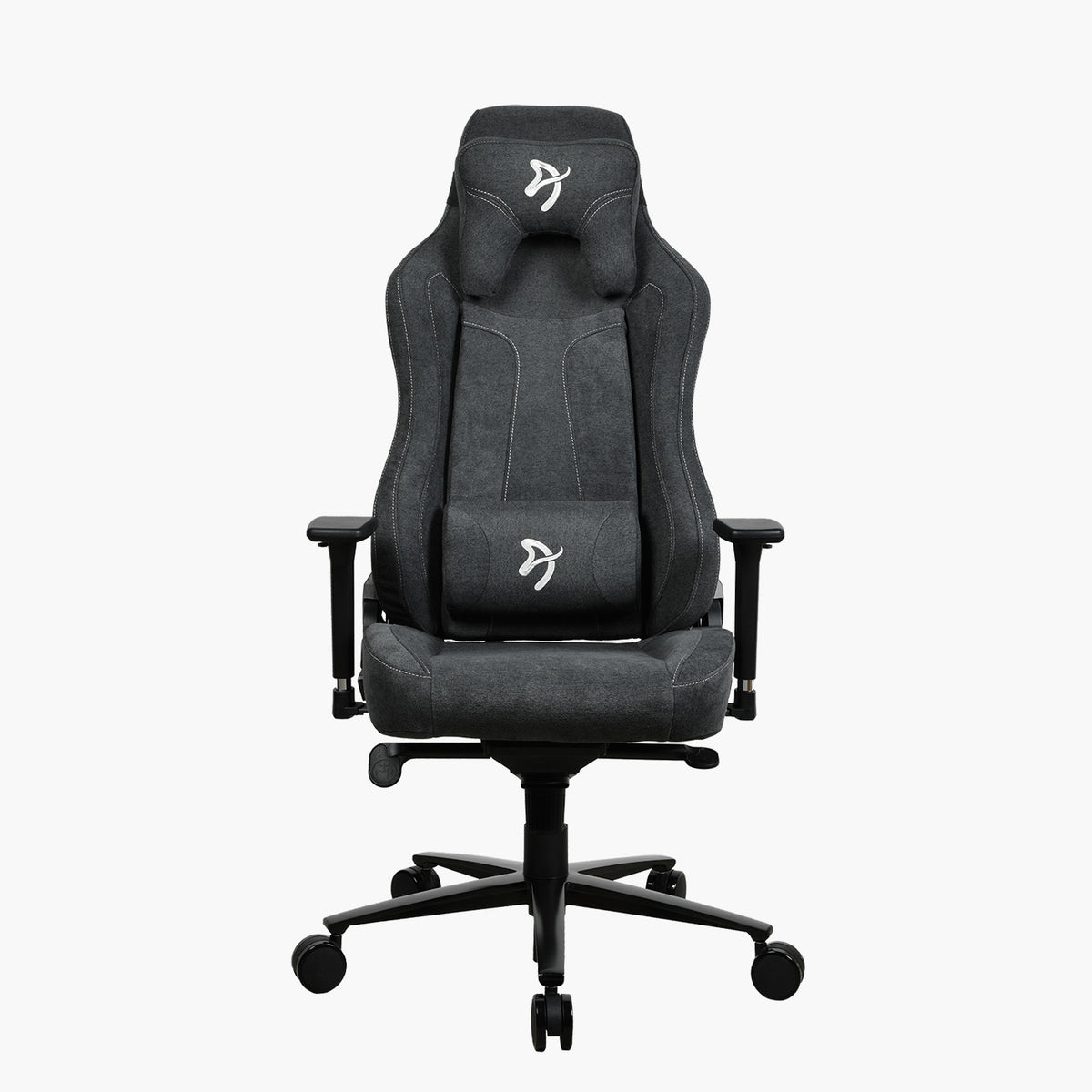 Arozzi Vernazza: Ergonomic gaming chair with headrest, lumbar support, adjustable height.