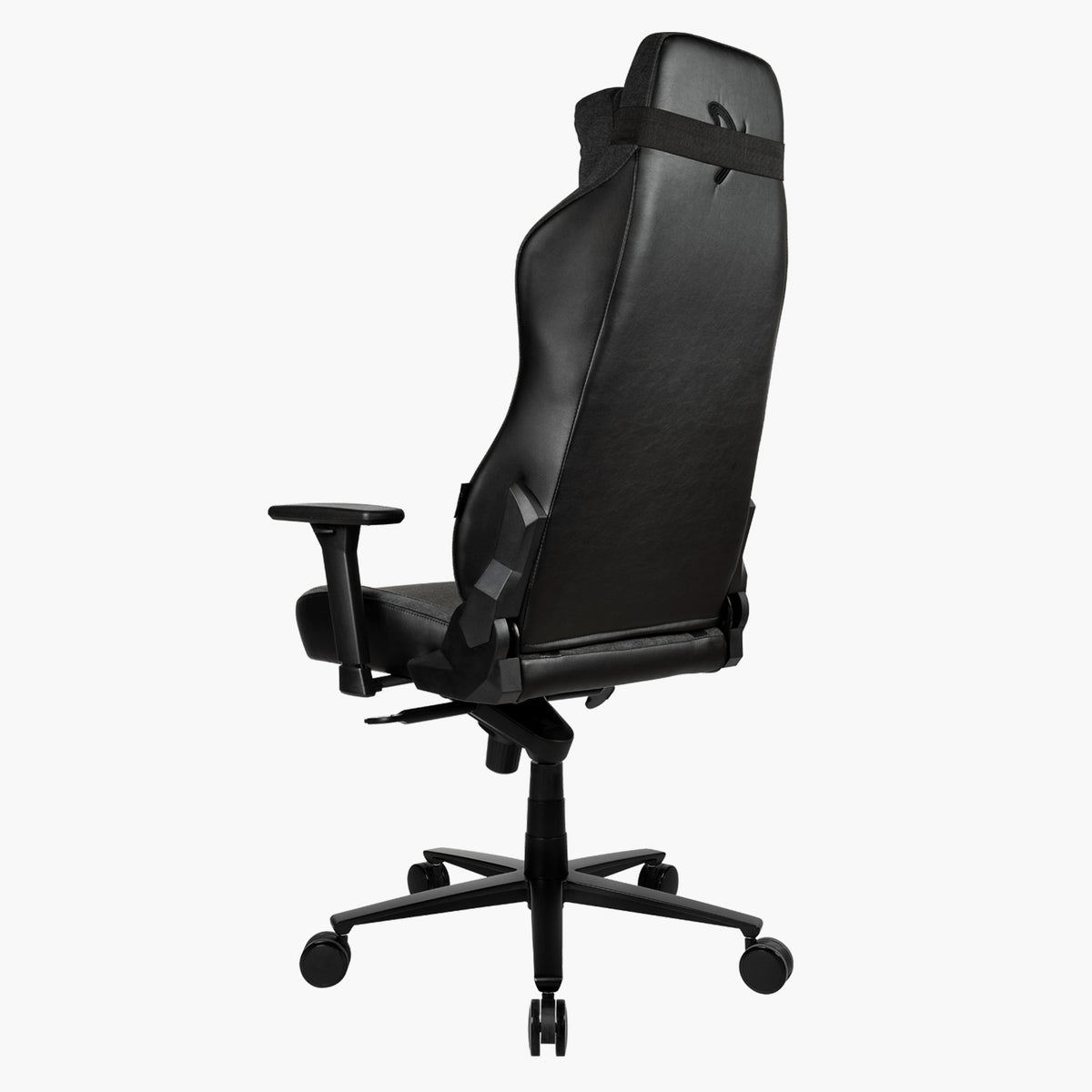 Arozzi Europe Vernazza Vento black ergonomic chair, perforated PU leather, adjustable arms.