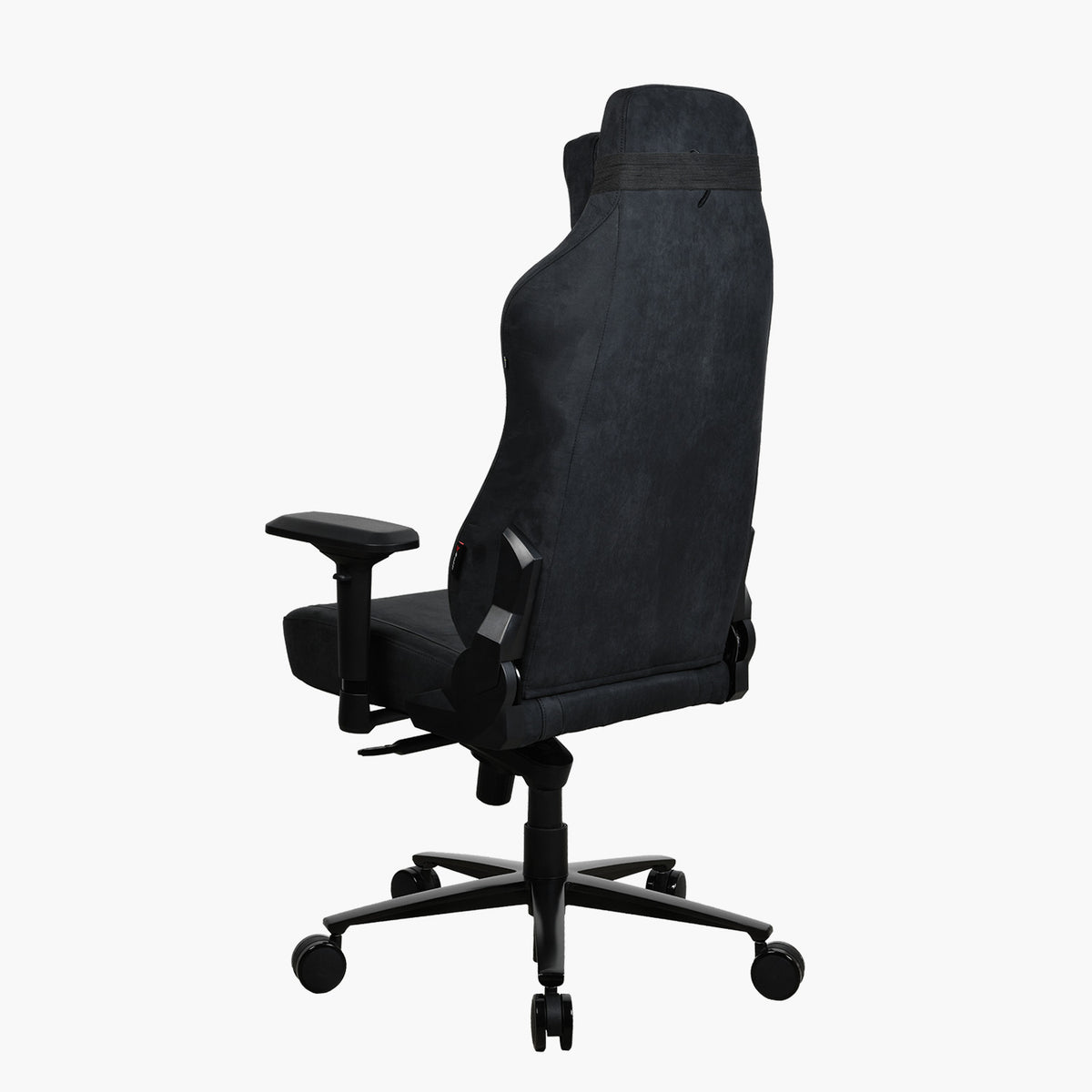Arozzi Europe Vernazza Supersoft ergonomic black office chair with armrests, breathable fabric.