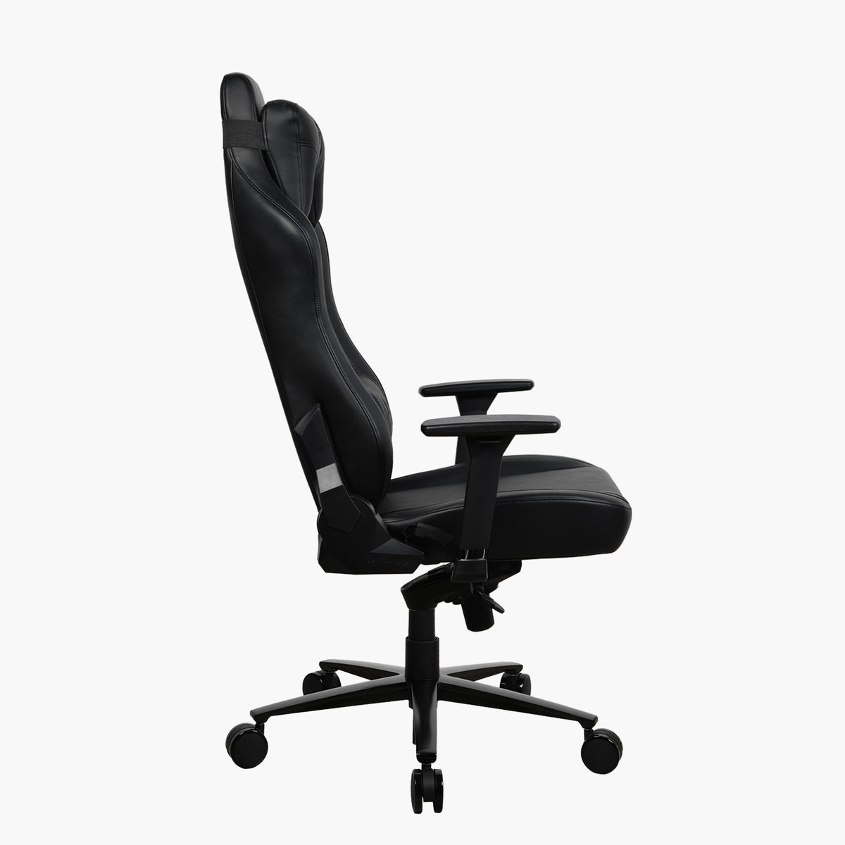 Arozzi Europe Vernazza SoftPU: black ergonomic chair, adj. armrests & 5-wheel base.