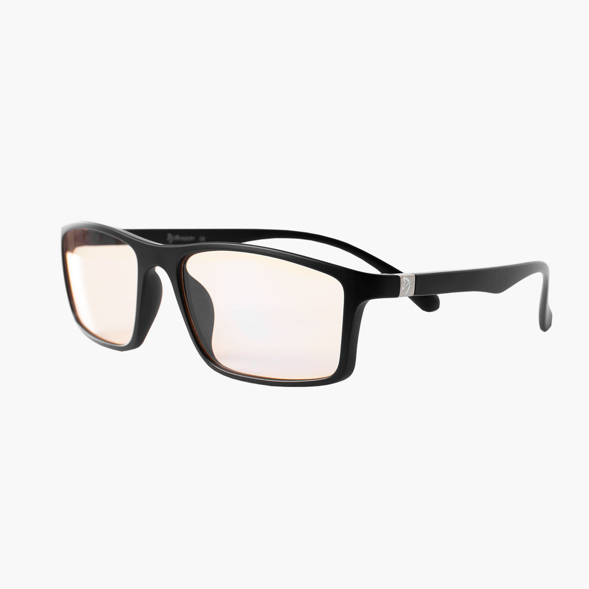 Arozzi Europe Visione VX-200 black blue light glasses help reduce digital eye fatigue.