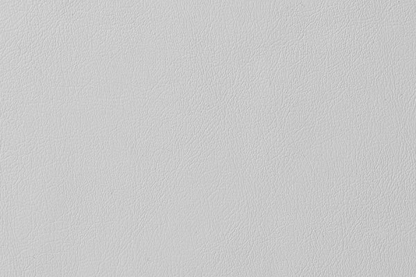 White textured leather surface with subtle, fine lines running throughout.